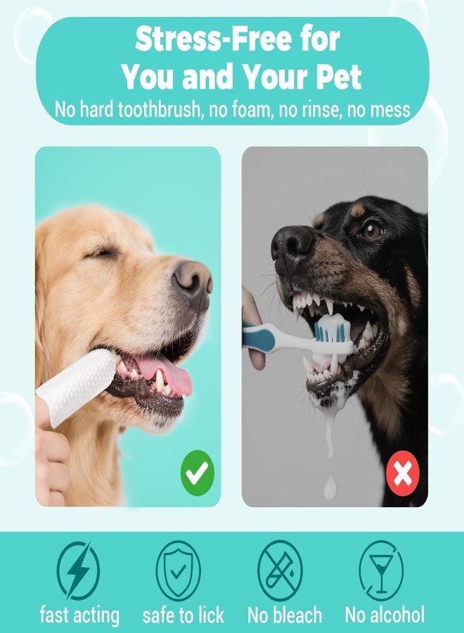 LAYZOO 50 PCS Teeth Cleaning Finger Wipes for Dogs & Cats,Dental Cleaning Wipes for Dogs and Cats,Pet Teeth Cleaning Finger Wipes,Reduces Plaque and Freshens Breath, Removes Tartar, Disposable Wet Wipes - Image 5